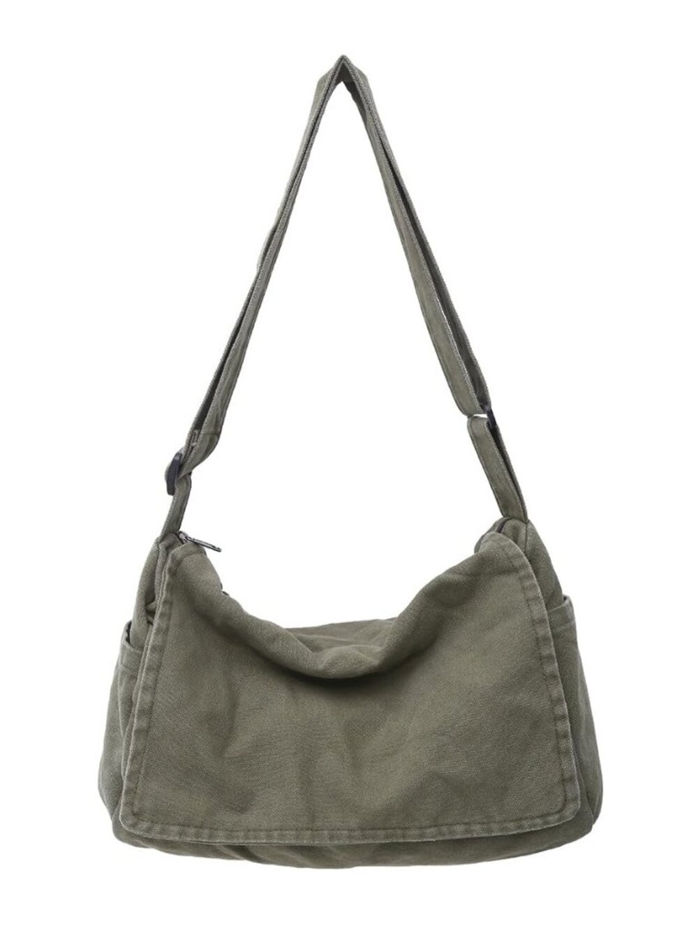 Messenger Bag for Women Men Satchel Bag Canvas Crossbody Shoulder Bag Casual